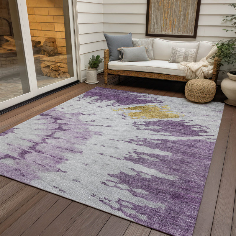 Tapis intérieur / extérieur Loreen avec envers antidérapant, Rectangle 9 pi x 12 pi