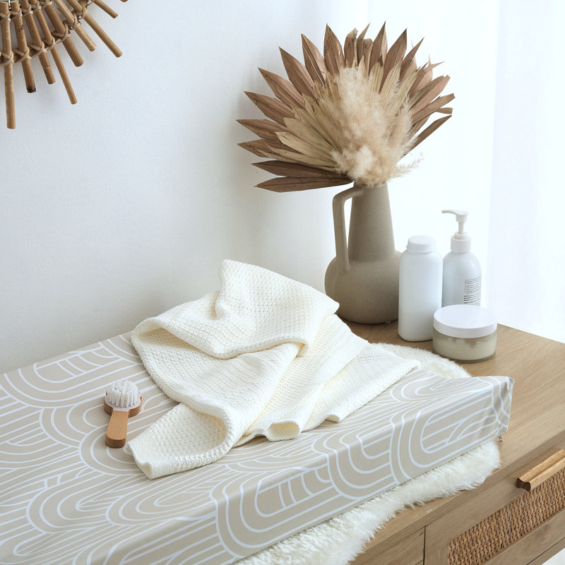 Anti-Roll Changing Mat - Melbourne, Beige
