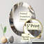 Kanto - Miroir mural moderne ovale-117033153