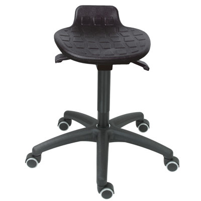 Stetson Adjustable Height Ergonomic Lab Stool Wheels