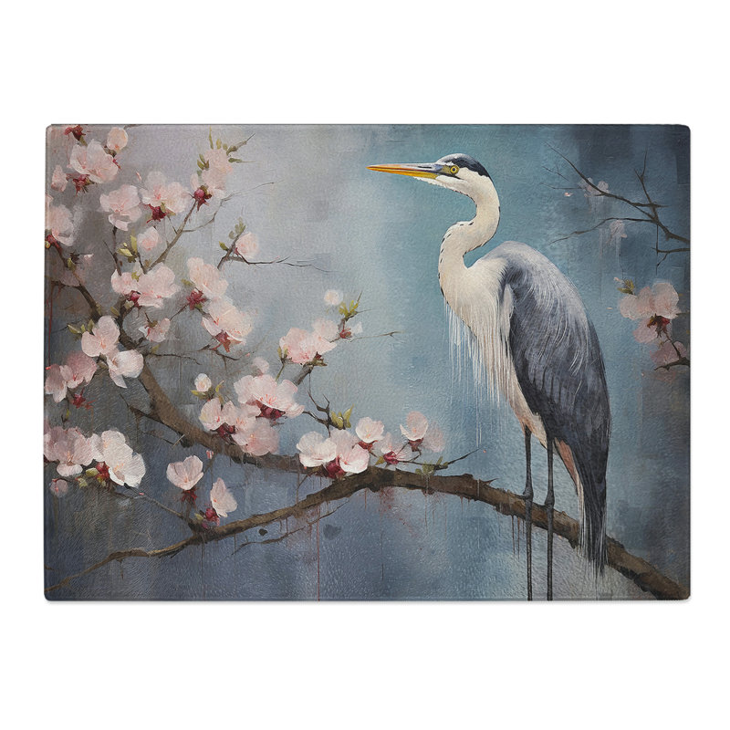 Heron Contemporary  Glass Chopping Board