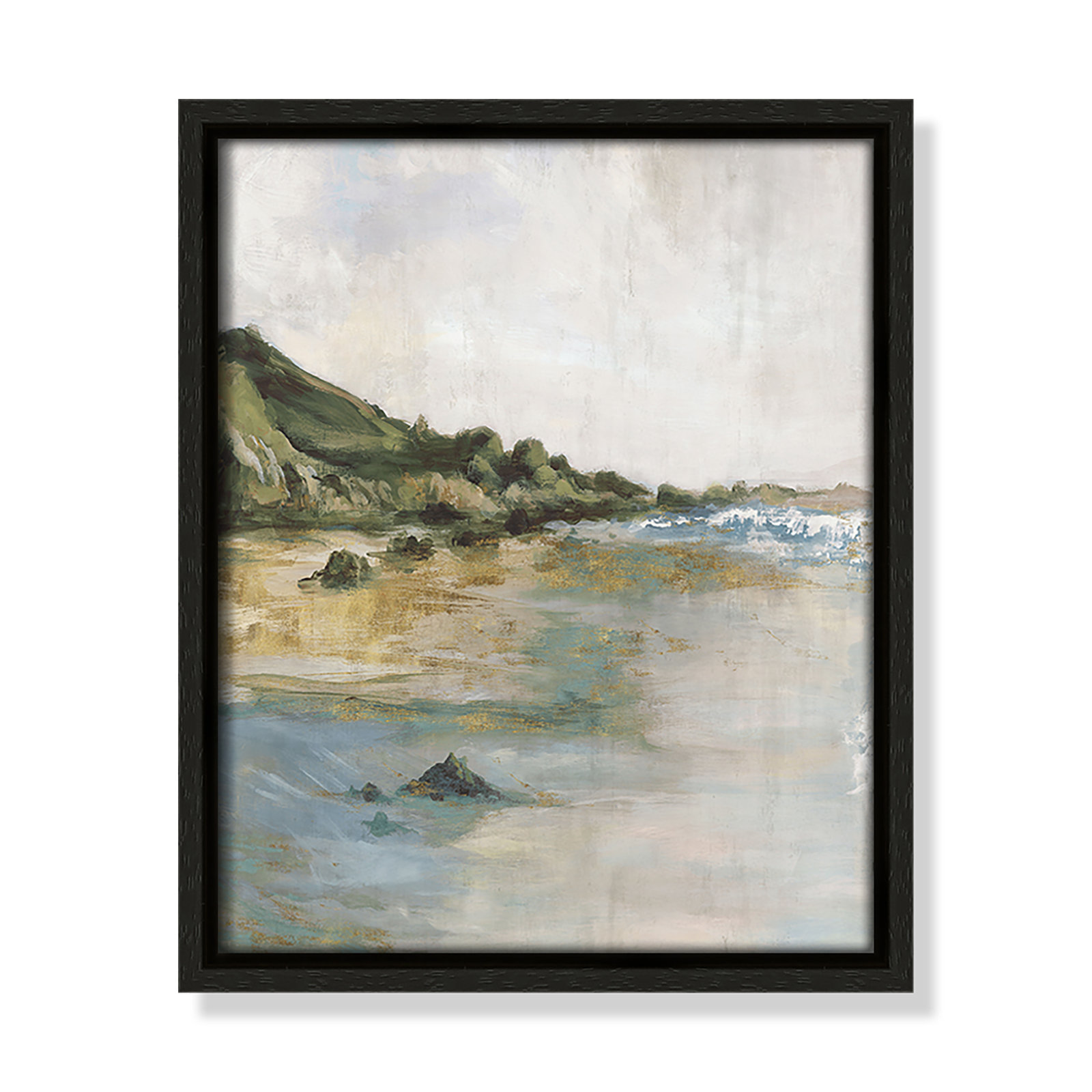 Cordoba "Tide's Edge" Print, Espresso, 11.5" H x 9.5" W