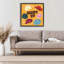 Cadre flottant avec chapeaux de cowboy et lasso Giddy Up, design par Diane Labombarbe-1357831430-1357831425