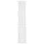 Lit double avec tablettes, blanc - Gain de place pour plusieurs pièces. Style armoire pliable pour maximiser les matelas de 8 pouces. Support confortable. Lattes flexibles et contreplaqué.-1595492556