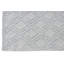 Tapis gris Dhurrie 6 pi x 9 pi