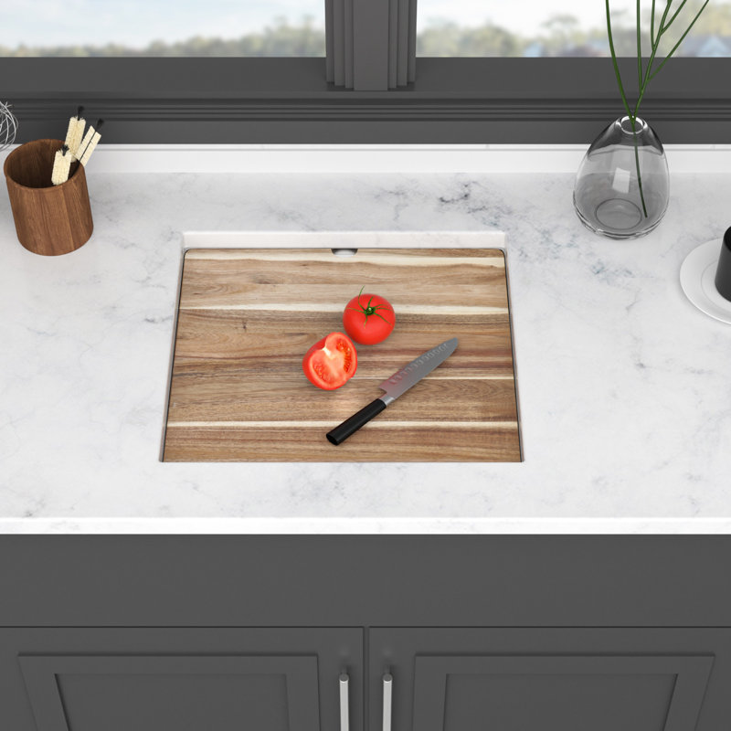 21 Inch Undermount Kitchen Sink, 16 Gauge Stainless Steel Build, 360 Folding Faucet, Cutting Board, Invisible Design For A Seamless Work Area, X - Shaped Water Guide, Coating And 3Mm Pad, Comes With