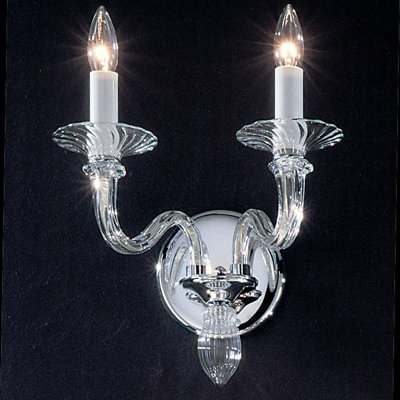 Lampe murale bougie 2 lumières Gregoire