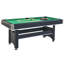 Table de billard 6 pieds avec plateau de tennis de table - noir avec feutre vert-121794873