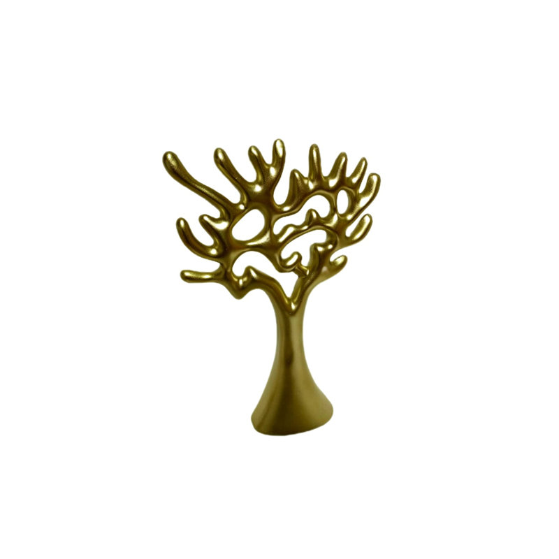 Lindyn Landscape & Nature Figurines & Sculptures, Gold