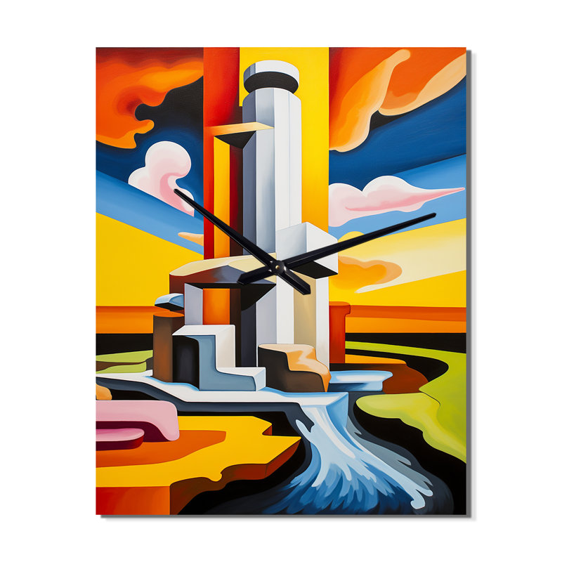 Ervinas - Horloge murale moderne Geyser, Très grand