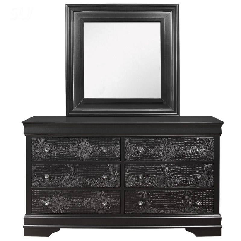 ROBINET EN CRCODILE DE SHAKER (Commode), Gris métallisé