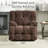 42" Oversized Rocker Recliner Chair, Swivel Rocker Recliner For Living Room, overstuffed Extra Wide Rocking Recliners Soft With Breathable Soft Fabric, up To 350lbs-222894003-222894001