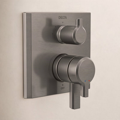 Pivotal Integrated 3-Function Diverter Faucet Trim