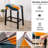 Bar Stool Cover Rectangle Set Of 4 Printed Stretch Counter Height Bar Stools Slipcovers Saddle Stool Slipcover Bench Seat Protector Backless Bar Stools Covers For Kitchen Counter