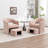 Upholstered Barrel Chair With Ottoman-1721785694