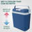 Ivation 25 Quarts Handheld Cooler in Blue