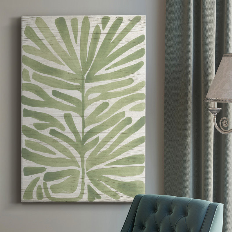 «Driftwood Palm Leaf IV», reproduction sur toile tendue, L 32 po x H 48 po