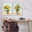 «Traditional Country Sunflower Bouquets» par Emma Caroline - Ensemble de 2 peintures sur bois-1816364050-1816364060
