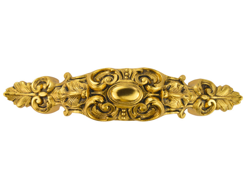 Kings Road Bar / Handle Pull, 24K Satin Gold