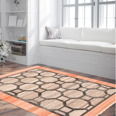 Helin Wool Geometric Indoor Rug