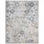 Tapis oriental ivoire / turquoise Felty-637719234