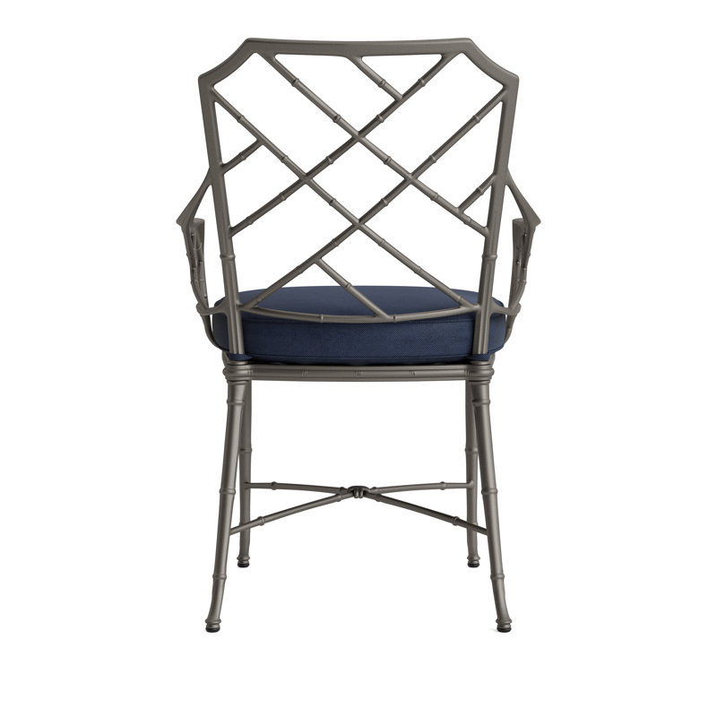 Calcutta Outdoor Dining Chair, Mica, Fusion Neptune