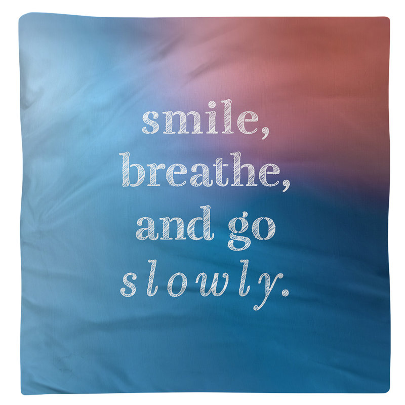 Polyester Square Napkin, Blue/Pink, Cotton, 10" L x 10" W