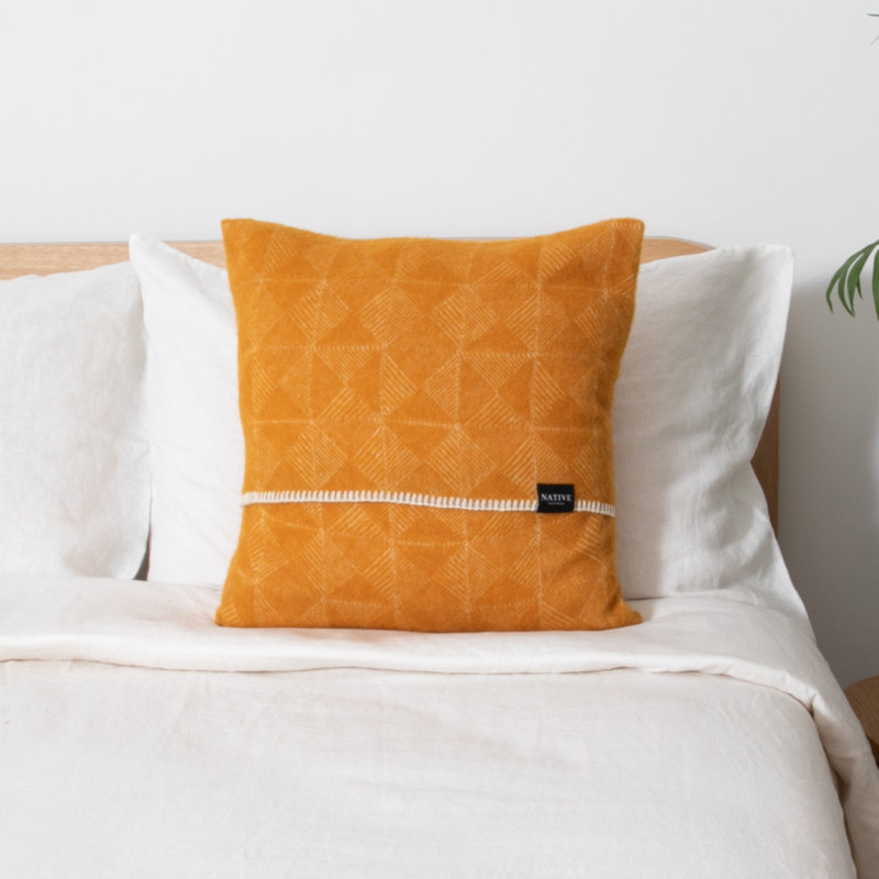 Square Throw Cushion Pad, Yellow
