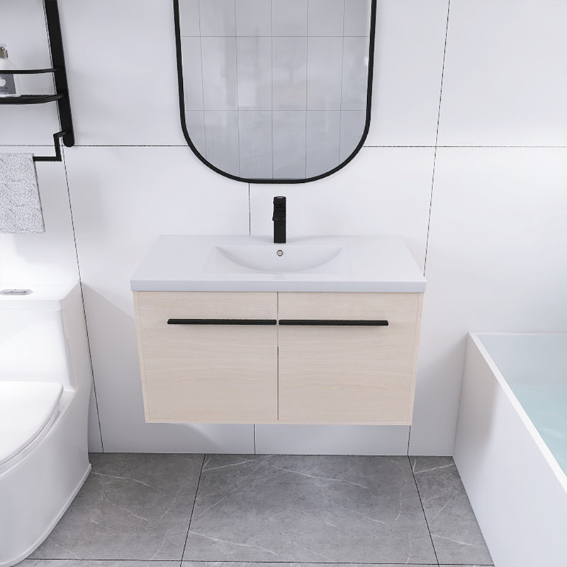 Meuble-lavabo simple avec plateau Newlon 36