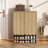 24 Pair Shoe Storage Cabinet With Adjustable Shelves-797827654