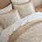 Piece King California King Bedding Sets, Cotton Blend Jacquard Comforter