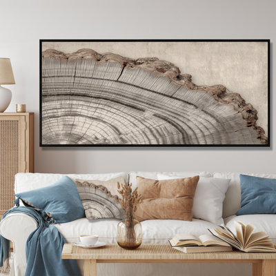 Impression sur toile grise et grise rétro sur fond gris