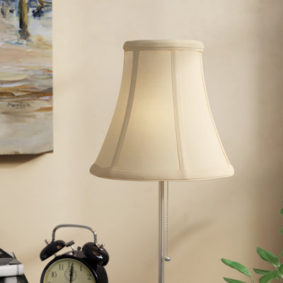 Royal Designs, Inc. BS-704-14BG, abat-jour de base véritable cloche, 7 x 14 x 11,5, beige