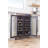 EdgeStar 24 Inch Wide 36 Bottle Built-In Wine Cooler with Dual Cooling Zones and French Doors