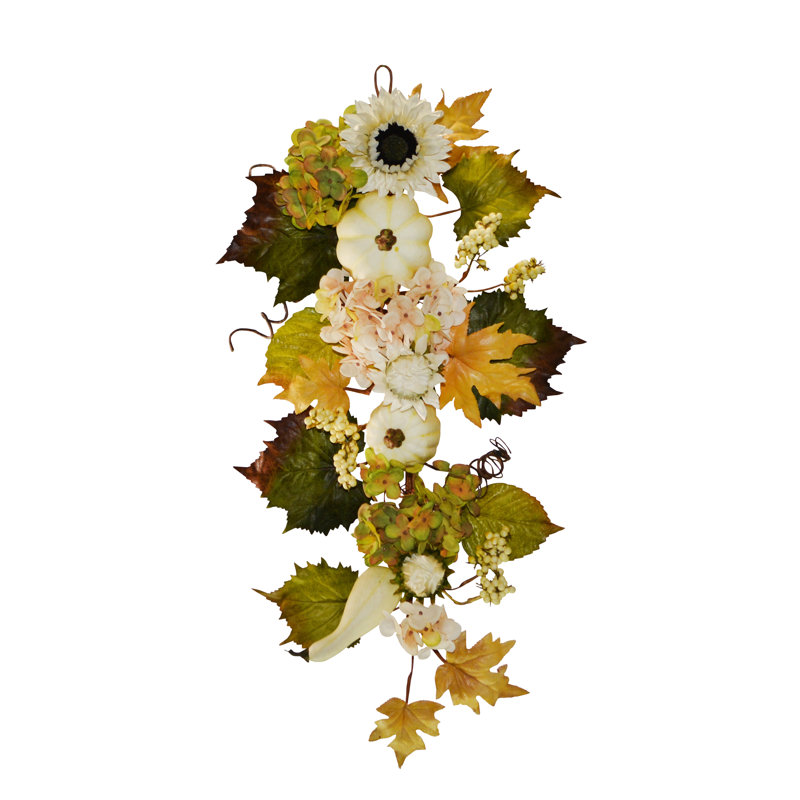 Goutte de tournesol blanche 30 po, L 32 po