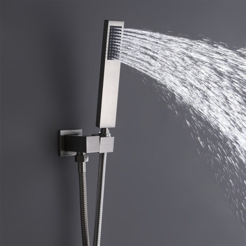 Full/Standard Adjustable Shower Head, Brushed Nickel