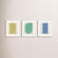 Keyhole 4-6. Set Of 3 Painting by Lee Lessem-226582891-226582893