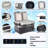32QT (30L) 12V Car Fridge Freezer, -4℉-68℉, Dual Zone, Bluetooth Control, Fast Cooling, Wheels for SUV, RV, Truck, Camping, Travel