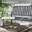 Banc de jardin extérieur en métal 50 "