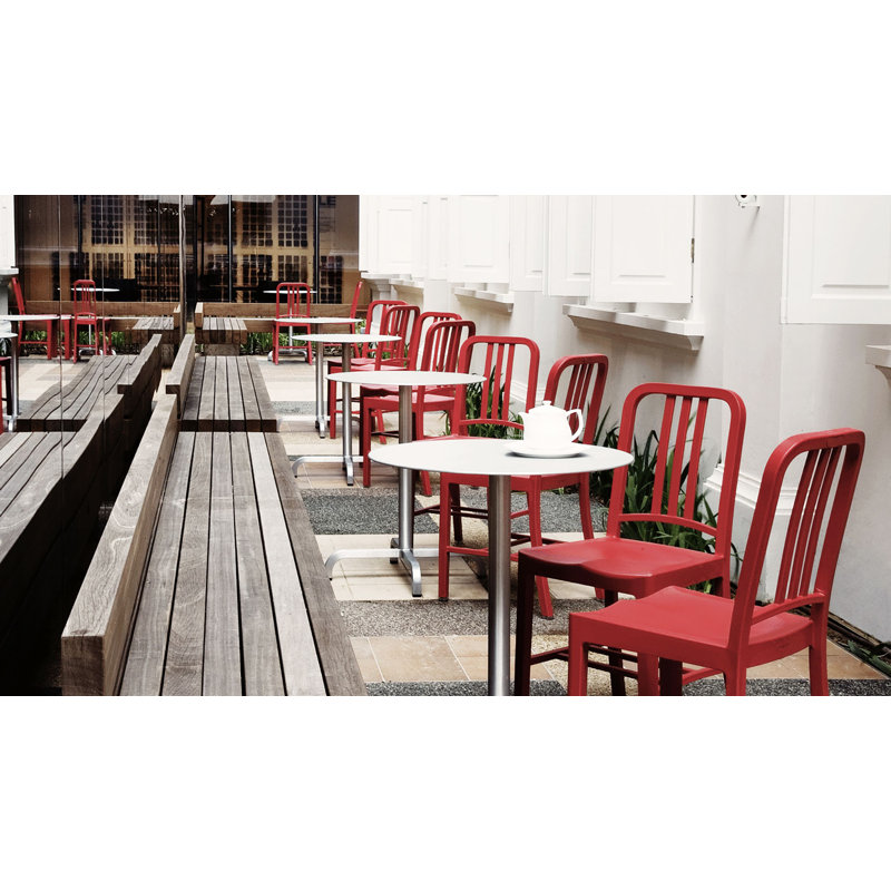 111 Navy® Side Chair by Coca-Cola, Bordeaux