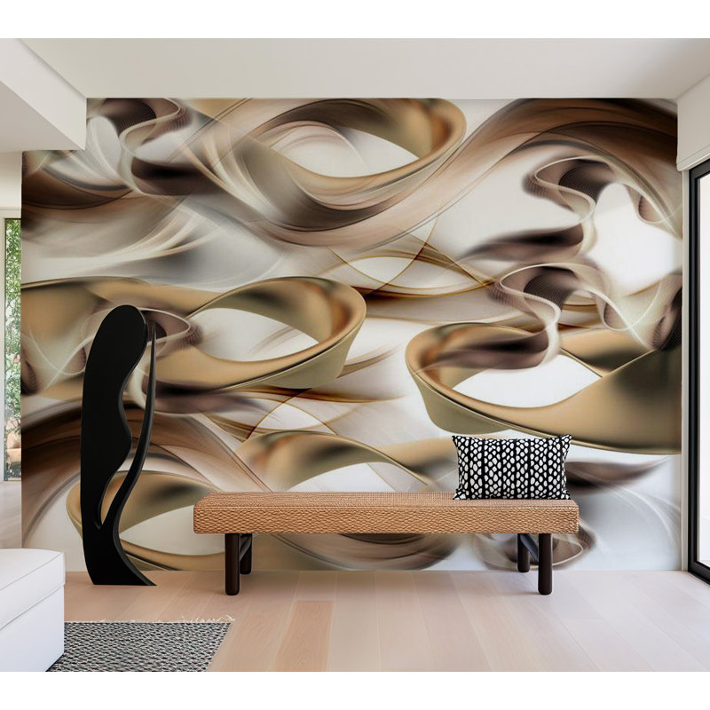 Aramide Abstract Wall Mural, 82" L x 118" W