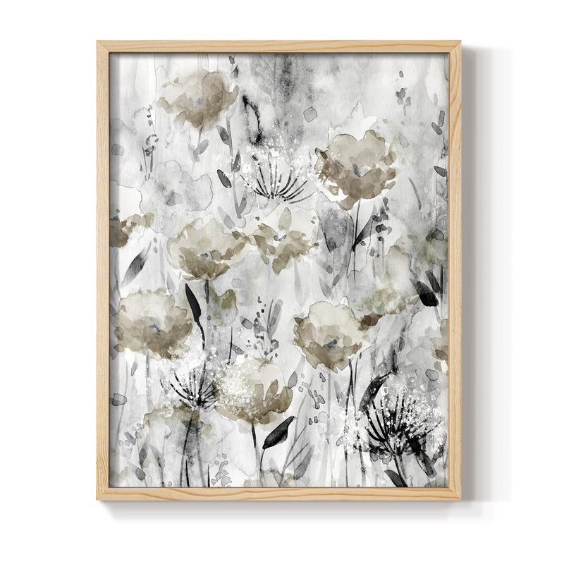 Artisanal Garden I, reproduction encadrée - bois massif, Naturel, H 30 po x l 24 po
