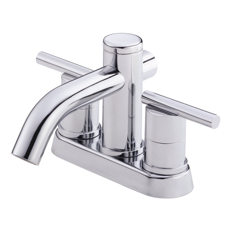 Robinet de salle de bain central avec ensemble de bonde Parma, Chrome