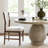 Mid-Century Upholstered Dining Chair with Wooden Frame in Walnut Finish-141434043