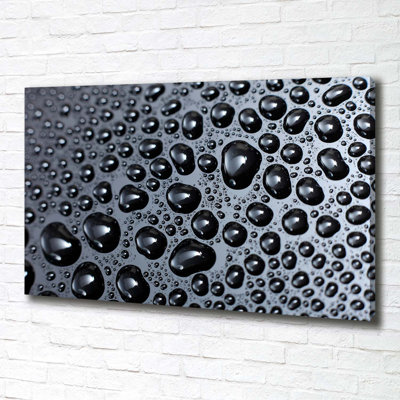 Drops Of Water - Wrapped Canvas Print