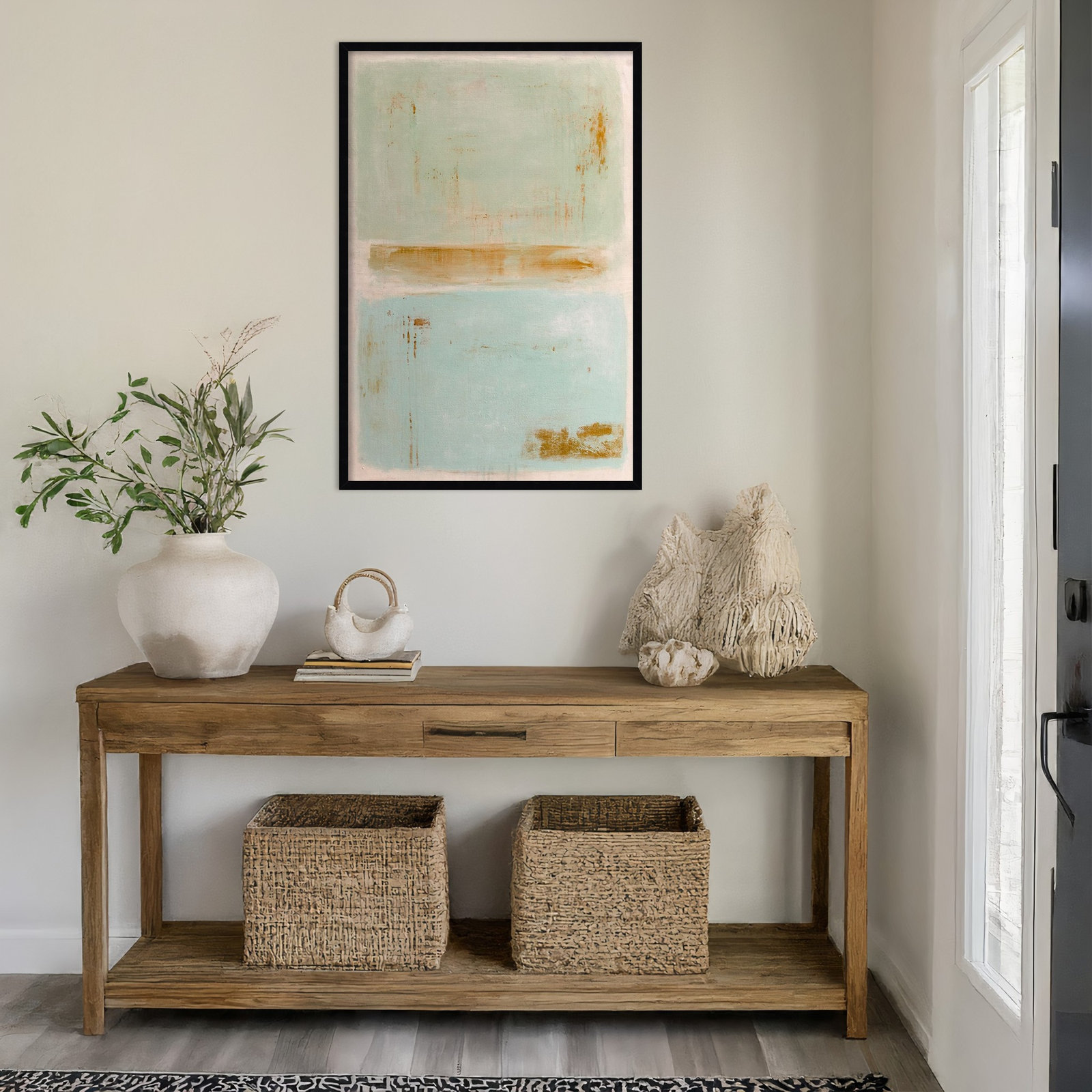 Soft Sided Print by Erin Ashley, 41" H x 28" W, Black