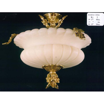 Devaney Glass Semi Flush Mount