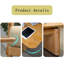 Table basse moderne en bois massif Modern Burlywood-616193780