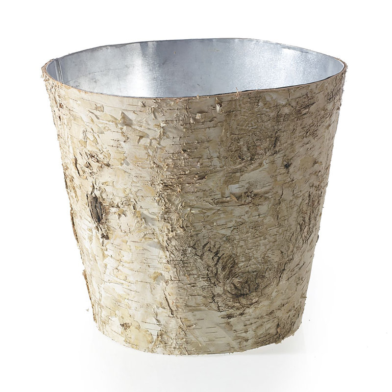 Bryndle Handmade Wood Pot Planter, 9.75" H x 10.5" W x 10.5" D