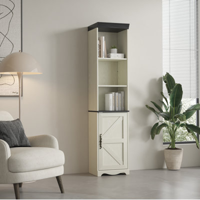 Meuble de rangement en bois à combinaison libre de 180 cm de hauteur, meuble cube autoportant à 5 étagères, bibliothèque de salon, vitrine de chambre